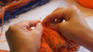 Прибавки и убавки в технике бриошь(knitting technique brioche) (узор#21)