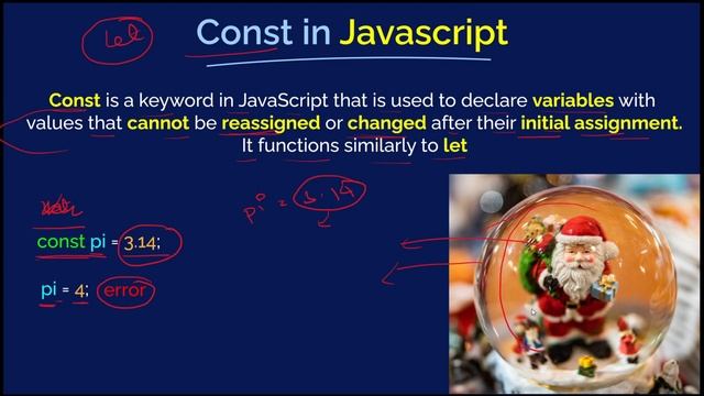 JavaScript For Beginner | Const Keyword in Javascript | MERN Stack Development Tutorials #93