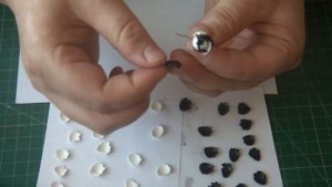 КОЛЬЦО С ПИОНОМ "ЗЕБРА" * ПОЛИМЕРНАЯ ГЛИНА * МАСТЕР КЛАСС * POLYMER CLAY