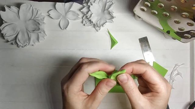 Фантазийный Цветок из Фоамирана/Цветок Пион из Фома/МК/DIY/Foamiran Flowers/