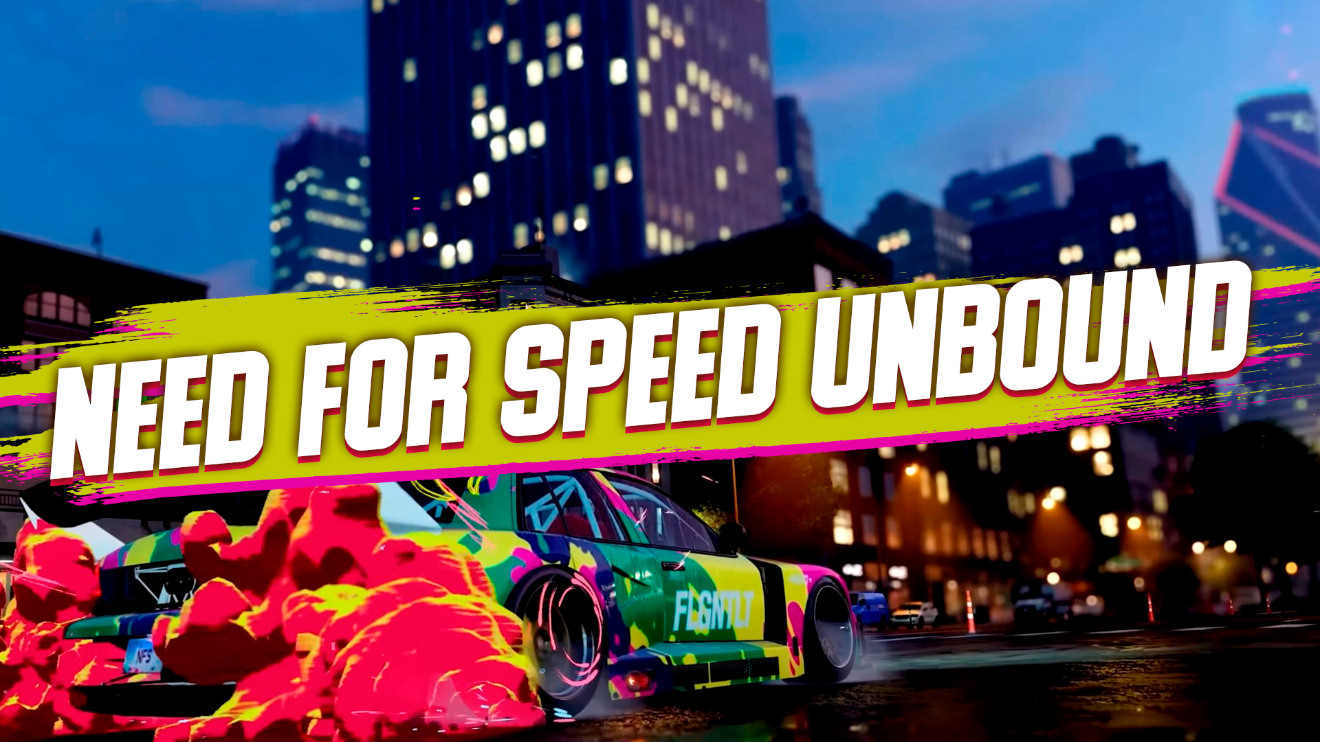 NEED FOR SPEED UNBOUND 3 МИНУТЫ ИГРОВОГО ПРОЦЕССА