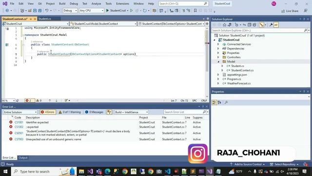 CRUD Application Using React JS, .NET Core & SQL Server-Part 1(Migration & Installation)