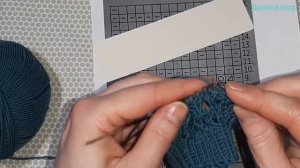 Ажурные носки/ Журнал novita/ Ажурный узор/ Попетельный МК