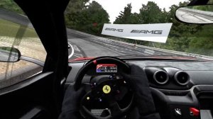 Ferrari 599XX Evolution Insane POV Drift In Nurburgring!