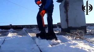 Очистка крыши от снега