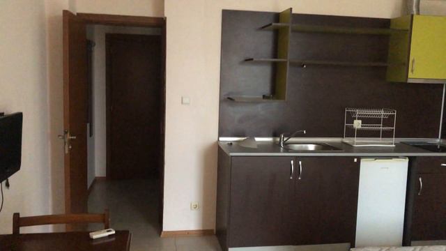 Дешевая однокомнатная квартира на Солнечном Берегу в Болгарии, комплекс Гранд Камелия смотреть онлайн