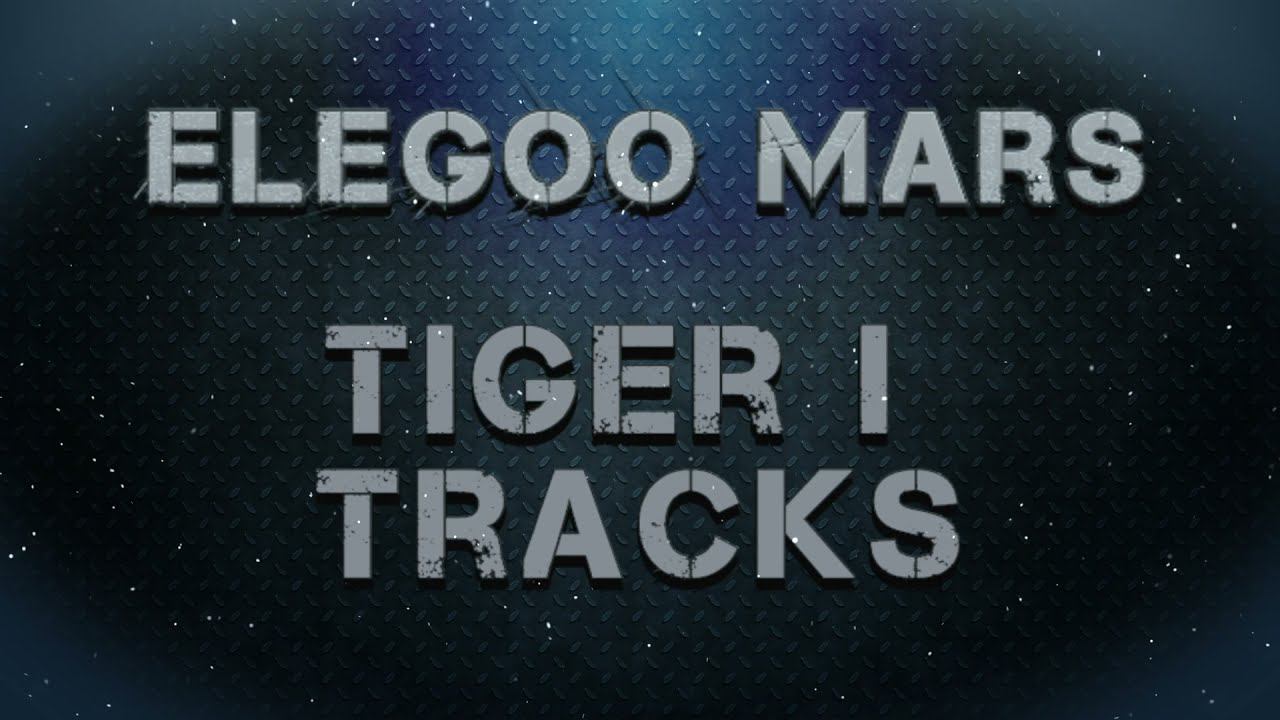 Траки для Тигра из фотополимерной смолы 1:35 / Tracks for Tiger I Early Production