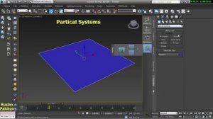 3D's Max Основы моделирования, для начинающих, падающий снег