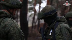 Награждение мобилизованных ЦВО