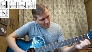 EMIN Feat. JONY - КАМИН | Кавер и разбор на гитаре БЕЗ БАРРЭ для начинающих.