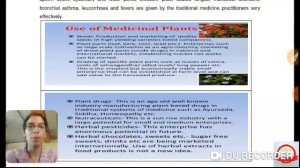 Lecture 3 of economic botany medicinal plants