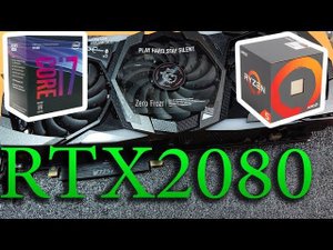 RTX2080 MSI TRIO 8GB Тест i7 8700 vs Ryzen 2600 OC