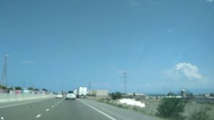 Вьезд в город Балыкчи, главные ворота Кыргызского моря