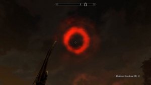 ( Skyrim ) What happens if you shoot the SUN with Auriel's Bow