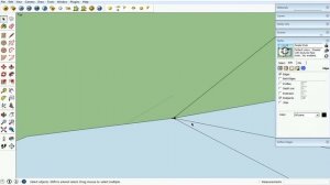 SketchUp: Как замкнуть контур?