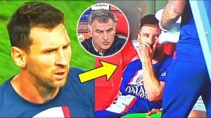 GALTIER PRESSURES ON MESSI! This is what happened when LIONEL was substituted in PSG's Benfica match