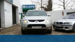 ДХО на Hyundai ix55 highbeam lights as DRL