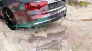 AUDI S4 B8 3.0TFSI POPS and BANGS !!! хлопки из глушителя, прострелы на выхлопе Crakles
