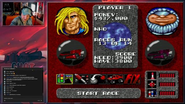 Retro Game Gauntlet #3 [Rock n' Roll Racing] Snes [продолжаем проходить] смотреть онлайн