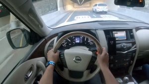 Pov Drive|| Nissan Patrol 2015 || Mountain Drive || Tunnel Drive