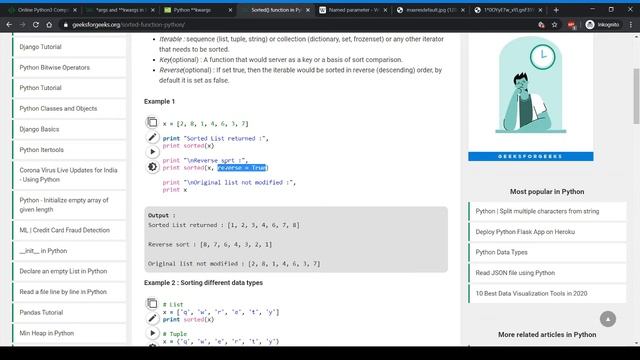 [Python3] Keywords Arguments Tutorial