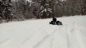 Модуль ТОЛКАЧ для мотобуксировщика Бурлак М