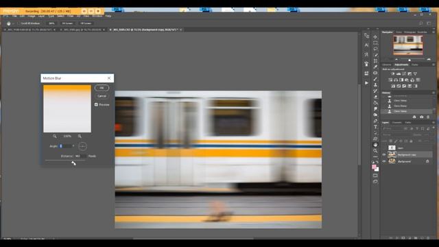 HOW TO CREATE MOTION BLUR Photoshop Tutorial making objects move смотреть онлайн