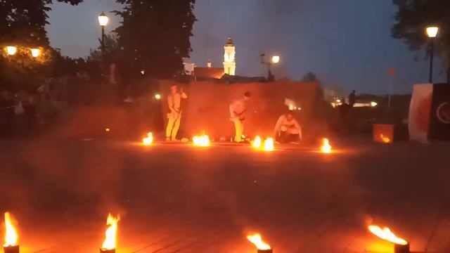 Вогненнае вiдовiшча "Казка пра Цмока" AGNI show, фестиваль "На семи ветрах", Витебск смотреть онлайн