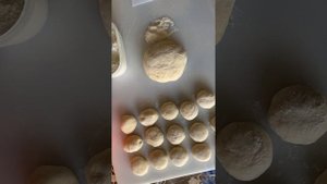 Пирожки жареные с отварным мясом и рисом