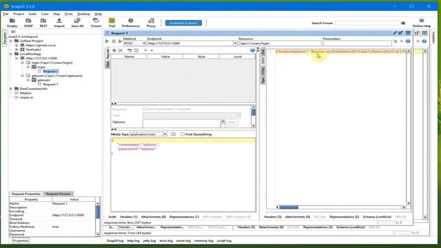 SoapUI: Setting API Headers Manually and Dynamically