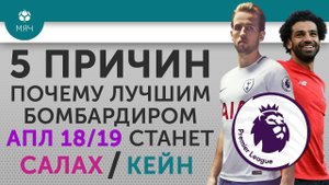 5 ПРИЧИН Почему лучшим бомбардиром АПЛ 18/19 станет Салах / Кейн