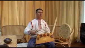 Народный музыкальный инструмент. Пу барабан (деревянный барабан). А Ветошкин.