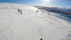 Кировск 2023 Апрель. Горнолыжный курорт Большой Вудъявр. 4K