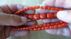 красный коралл RED CORAL BEADS