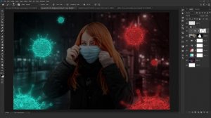 Glowing Virus Effect In Photoshop | Photoshop Tutorial