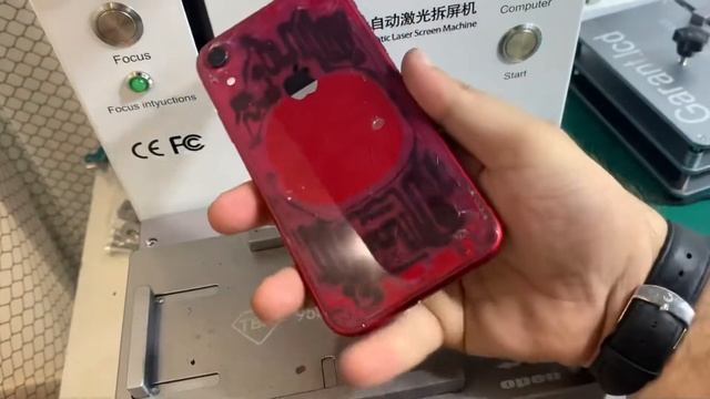 Замена заднего стекла Iphone Xr