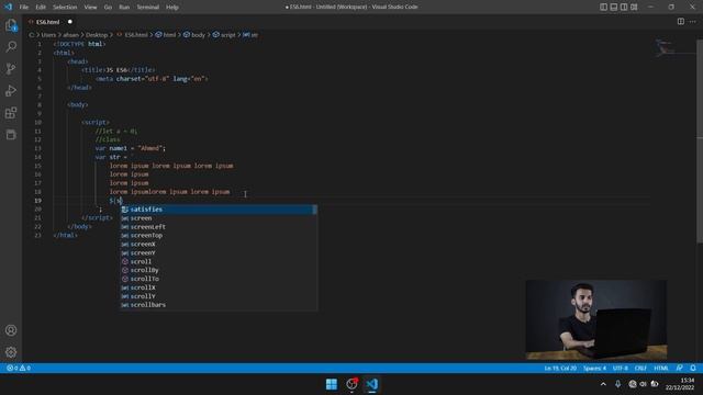 The ECS Version Of Javascript | JavaScript Course | Class 18