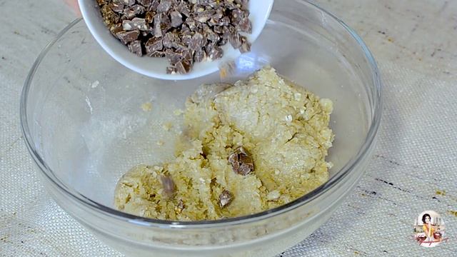 Овсяное печенье с шоколадом рецепт смотреть онлайн
