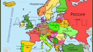 Карта Европы