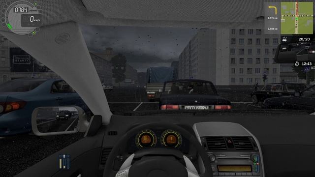 City Car Driving | профессионал | продвинутый - первый заказ | Logitech G29