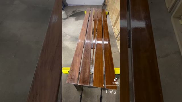 Sanding methods for easy results on a boat cockpit floor