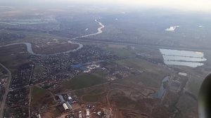 Посадка в Домодедово Boeing 737-800 S7 Airlines