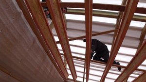 Деревянная Двутавровая Балка.  Утепление Двутавровой Балки Перекрытия.