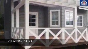 Необычная веранда 4х10 с террасой. Открытая веранда с кровлей из поликарбоната с террасой.