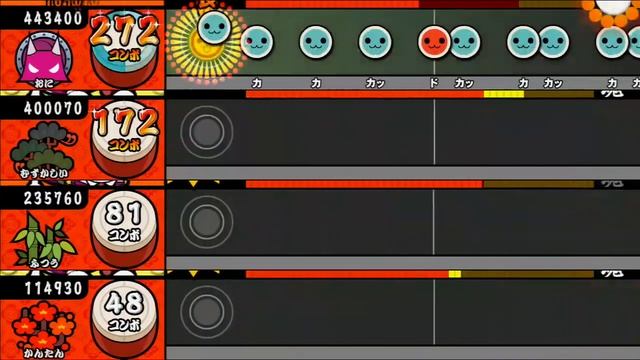 太鼓の達人 レッドver No Gravity【全難易度同時再生】 смотреть онлайн
