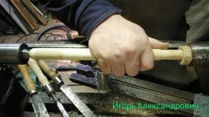 Делаю приспособление для шкуровки на токарном станке по дереву