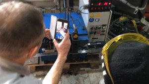 Сварка ленточных пил.Станок bass 050-11.Сварка с неработающим пирометром.