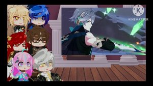 Astral express+ two others react to Dan Heng as Al haitham || Genshin X Gacha X Honkai Star Rail II