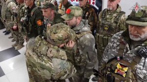 Награждение военнослужащих отряда «Барс»