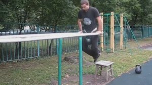 Тренировка на ТУРНИКЕ и БРУСЬЯХ с ОТЯГОЩЕНИЕМ